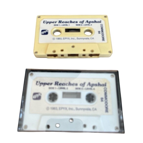 Epyx Upper Reaches of Apshai Expansion Commodore 64 Cassettes Original Box READ - Picture 5 of 5